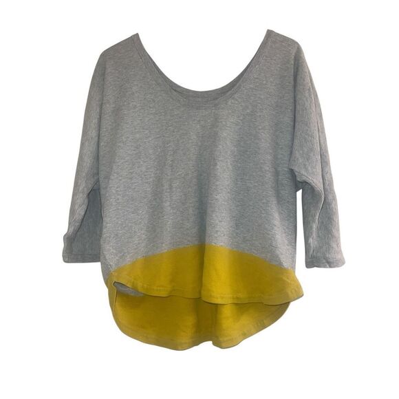 ✨COS Colorblock 3-4 Sleeves Sz Medium Tee✨ - Picture 2 of 6